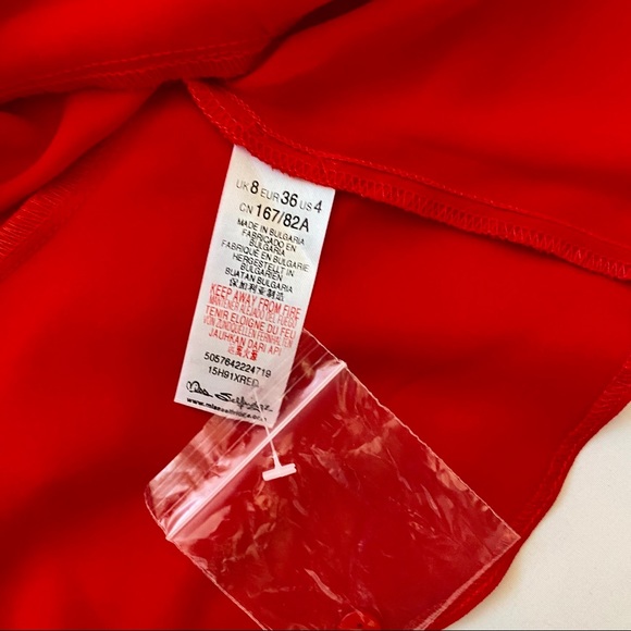 Miss Selfridge Peplum Ruffle Blouse - Picture 6 of 6